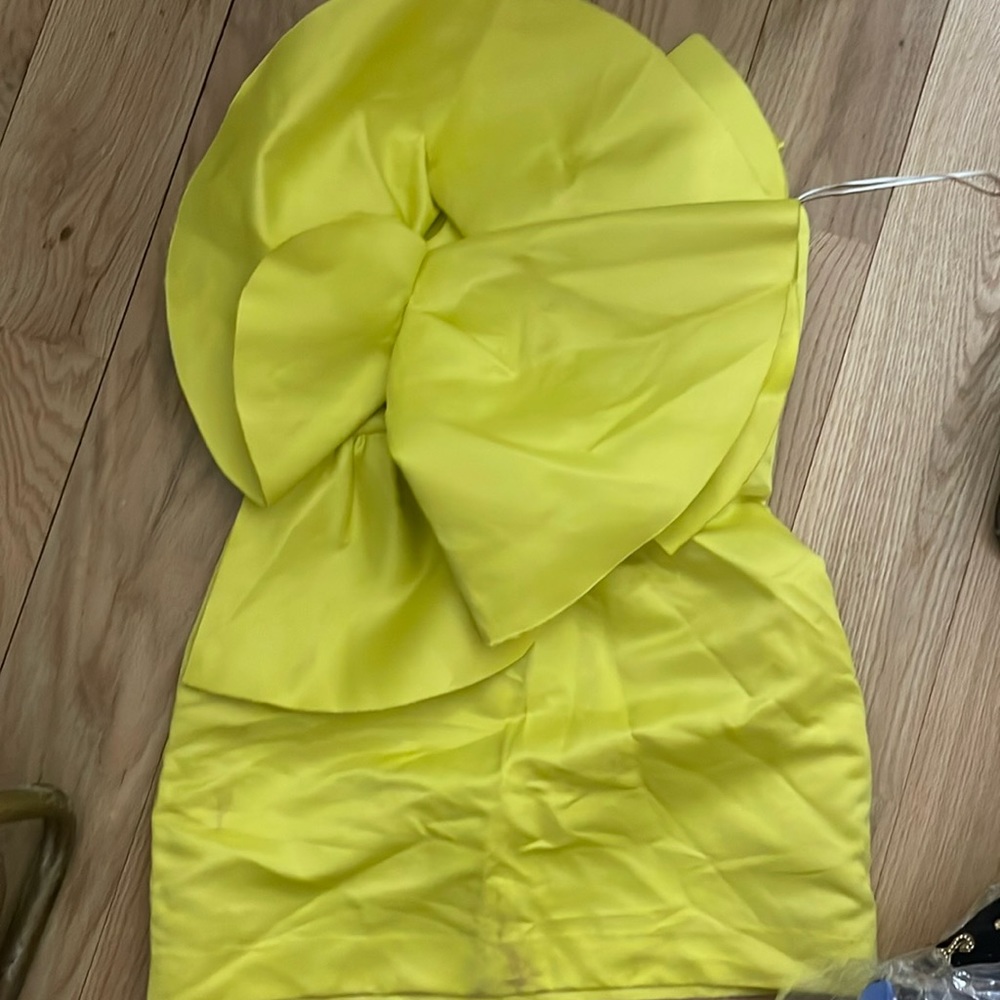 Yellow Zara flower dress